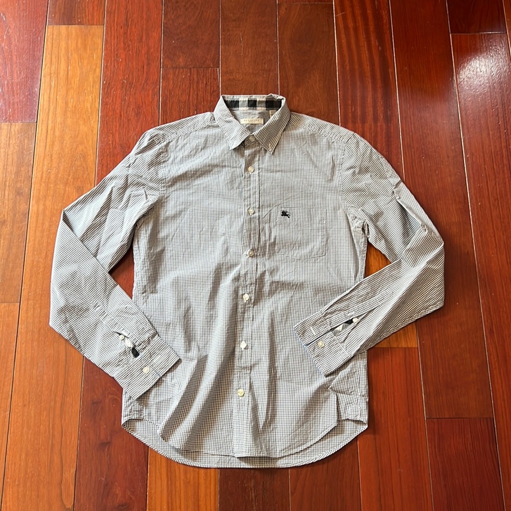 Men’s Burberry Button Up Dress Shirt